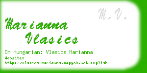 marianna vlasics business card